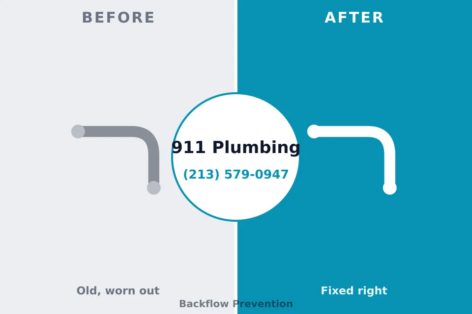 Before and after: plumbing company Hurricane, WV